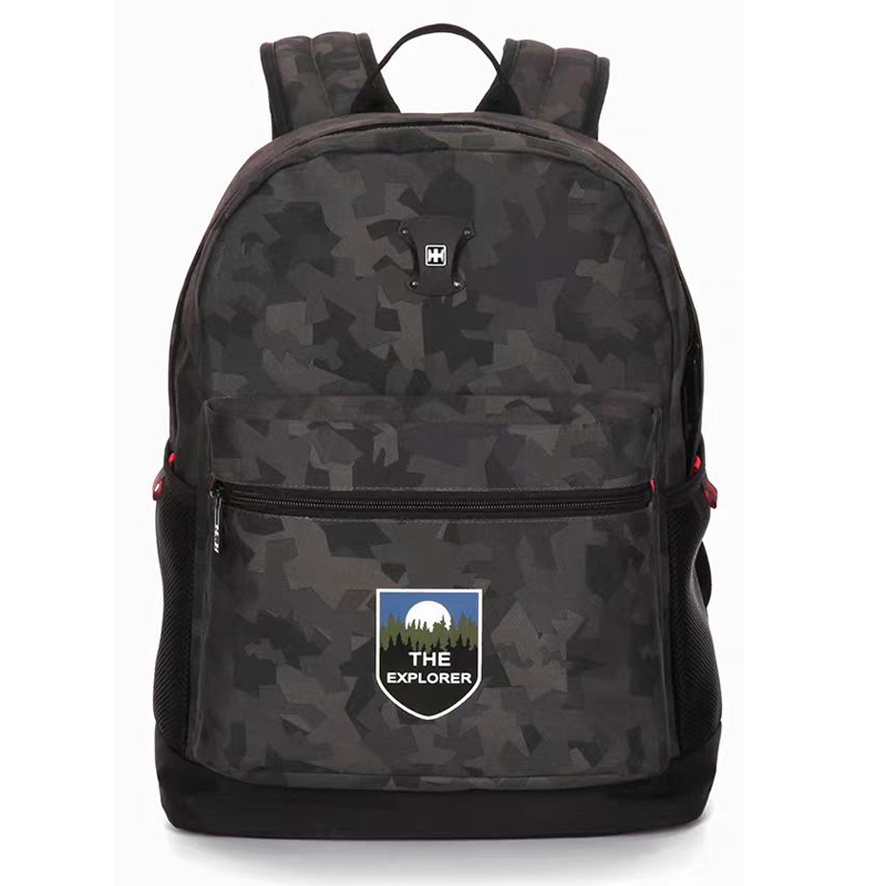 SUISSEWIN瑞士军刀迷彩休闲经典轻便时尚双肩包17810 迷彩棕