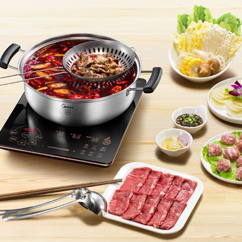 美的(Midea) RH2268 2200W 十档大火力超薄触控面板 电磁炉 (计价单位:台) 黑色高清大图