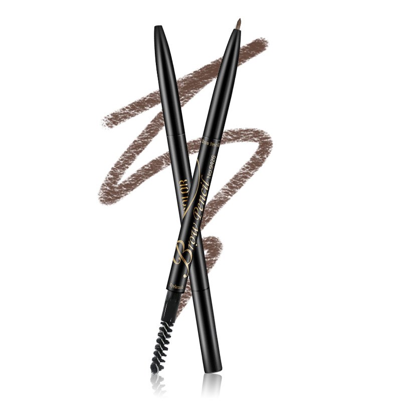 卡其色彩眉笔卡奇女细芯超细极细头仿生灰棕色防水不脱色持久