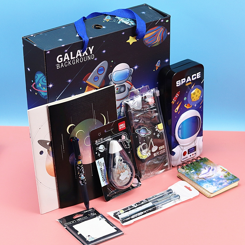 得力(deli)开学文具套装礼盒小学初中生网红盲盒大礼包幼儿园生日礼物