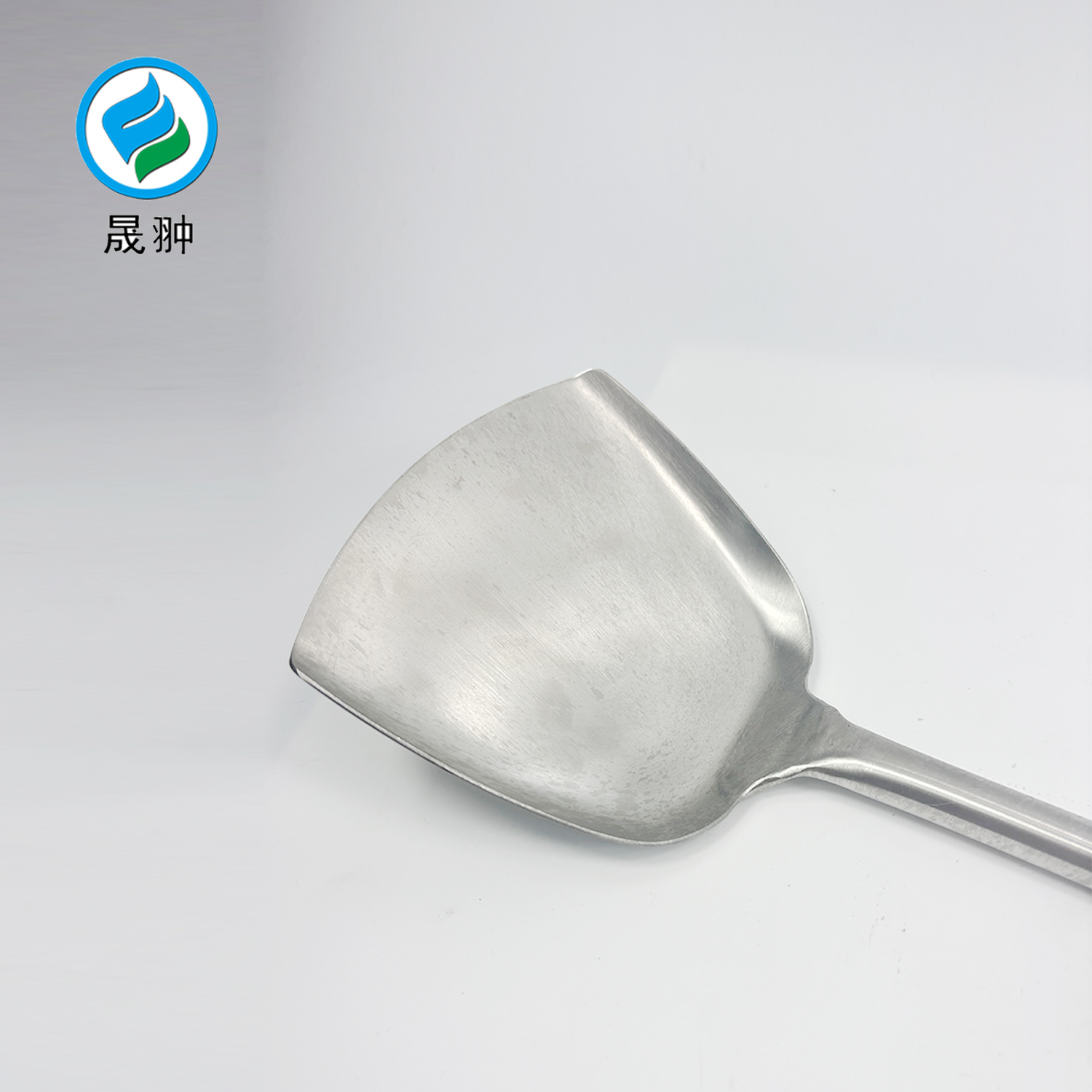 晟翀 厨师炒菜铲 钢柄大号1.2mm厚 个高清大图