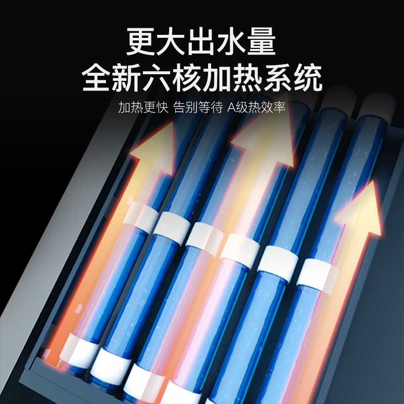 神田(SETEN)QST-S6-88 即热式电热水器 家用速热恒温 沐浴洗澡 微电脑式触控式 即热式热水器8800W红色