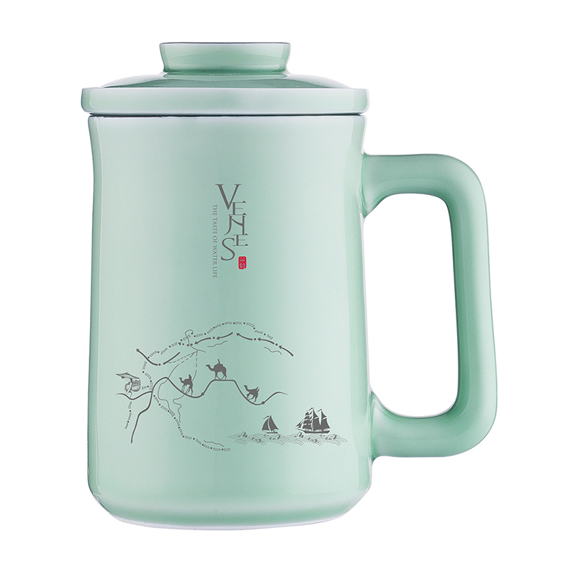 菲驰(VENES) 玺玉养生青瓷茶艺杯 VB205-500