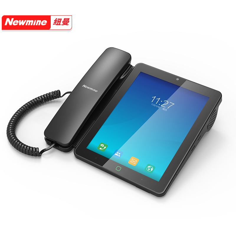 纽曼(Newmine)Z5628D-4500小时录音 安卓智能录音电话可视话机视频电话 黑名单拦截对讲电话