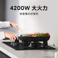 小米(mi)米家智能侧吸燃气灶天然气灶液化气灶台式家用炉具MJ02A