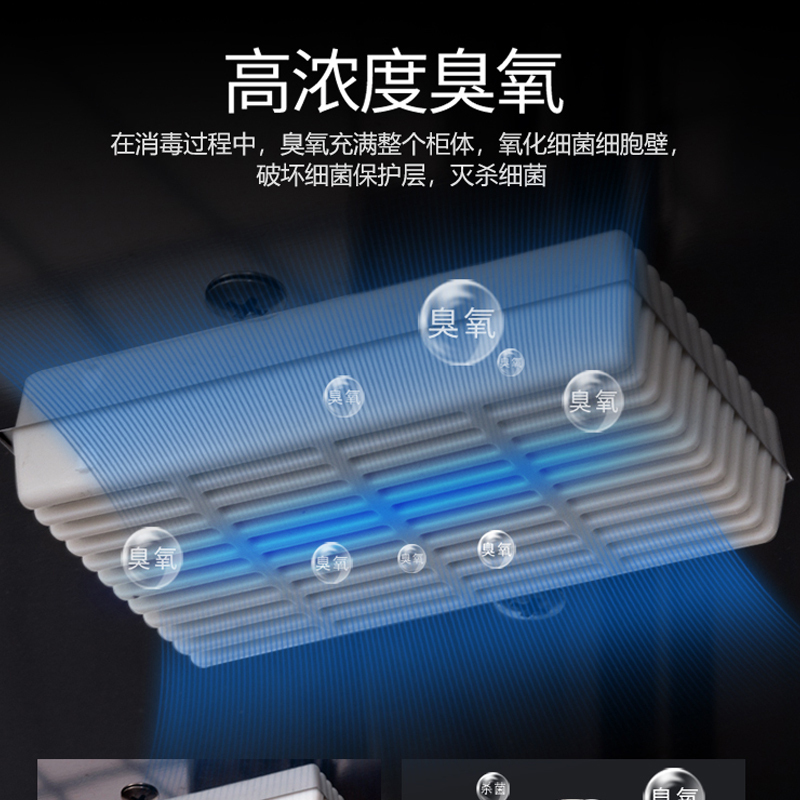 帅人SA-910LA29商用消毒柜 910升消毒碗柜 厨房商用立式消毒柜家用 台式碗筷柜 双门不锈钢