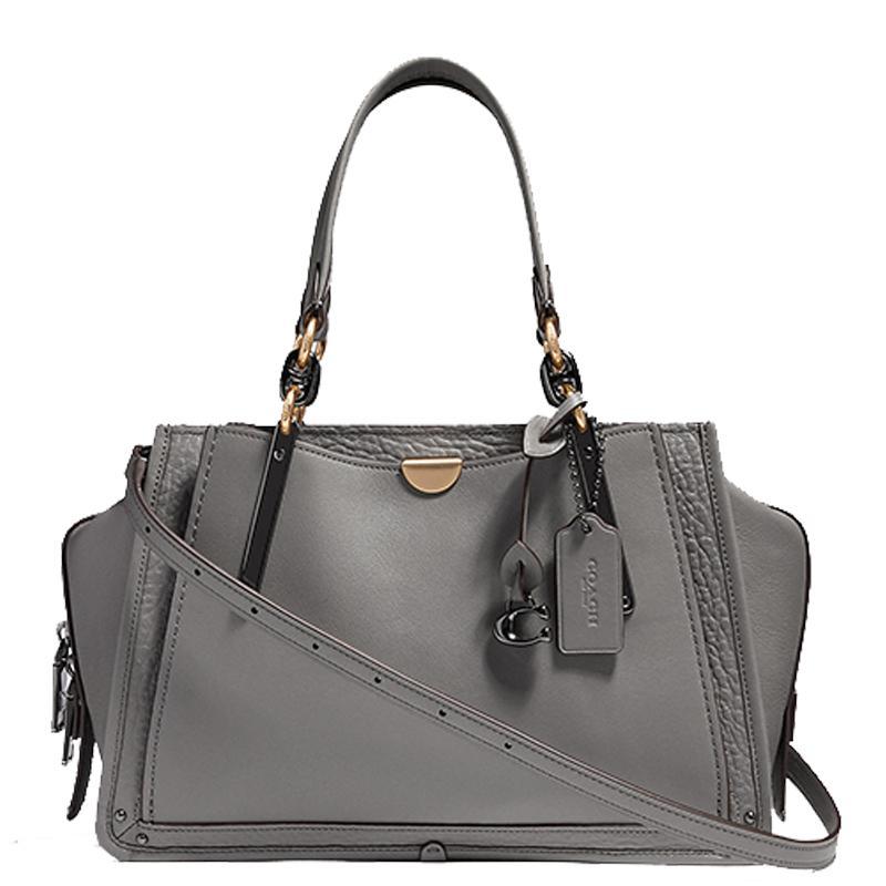 【直营】蔻驰(COACH)拼色DREAMER系列牛皮拉链款手提包单肩包斜挎包 女包 软高清大图