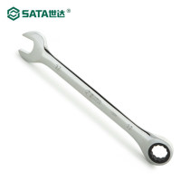 世达(SATA)全抛光两用快扳12MM 43205-工具扳手/全抛光棘轮快扳