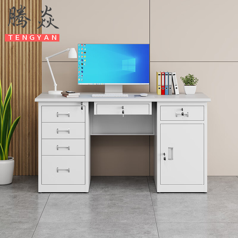 腾焱钢制办公桌D12张高清大图