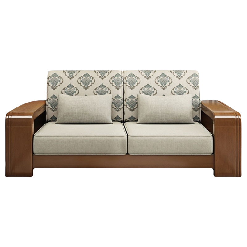 演发 实木沙发双人 张高清大图