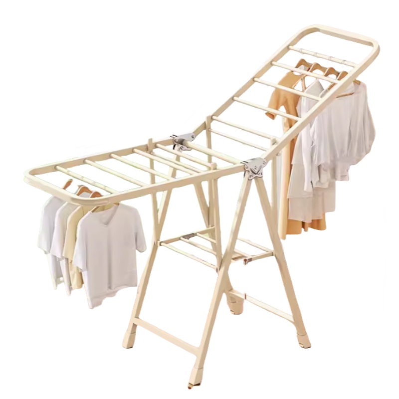 LONMATE 落地式可折叠晾衣架1.5m双层 一个高清大图