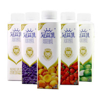七果果蒙牛冠益乳风味发酵乳酸奶450gX5瓶 原味黄桃椰果草莓桑葚随机 产发MK