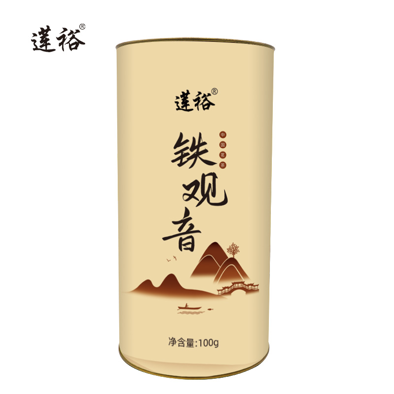莲裕铁观音100g桶高清大图