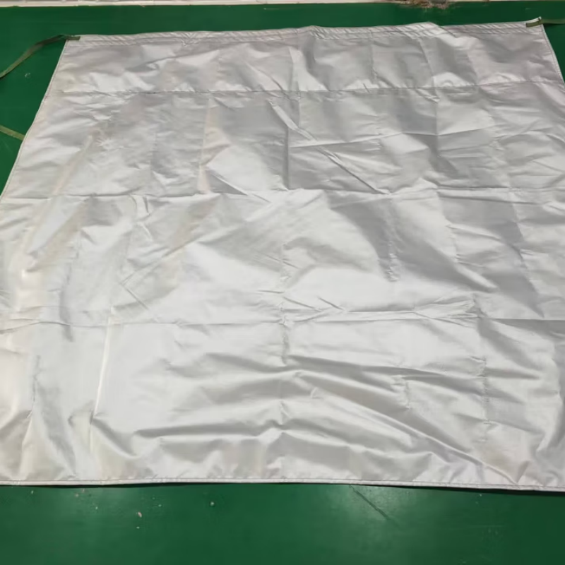 淼圳机务16座舱雷达风挡后机身四部件遮阳罩防晒防水防雨涂银布高清大图