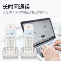 飞利浦（PHILIPS）无绳电话机座机 无线座机子母机 办公家用 DCTG160duo(白色)