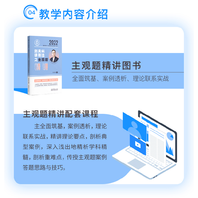 正版新书]瑞达法考2022法考刘凤科讲刑法之主观题精讲法律职业资高清大图