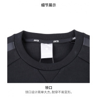 安踏卫衣男装长袖T恤2020春季新款保暖休闲运动服