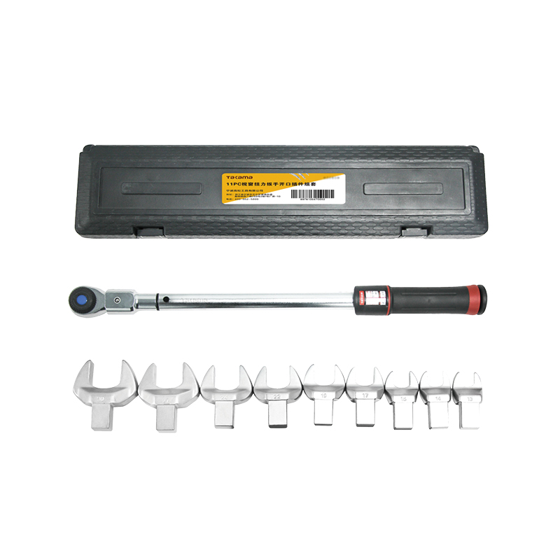 高松Takama1/2方+可换头扭力扳手+12-30mm系列开口头631820/1盒高清大图