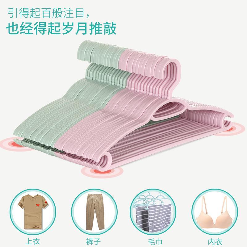 防滑衣架家用 晾衣服架子衣撑 服装店批塑料成人衣挂