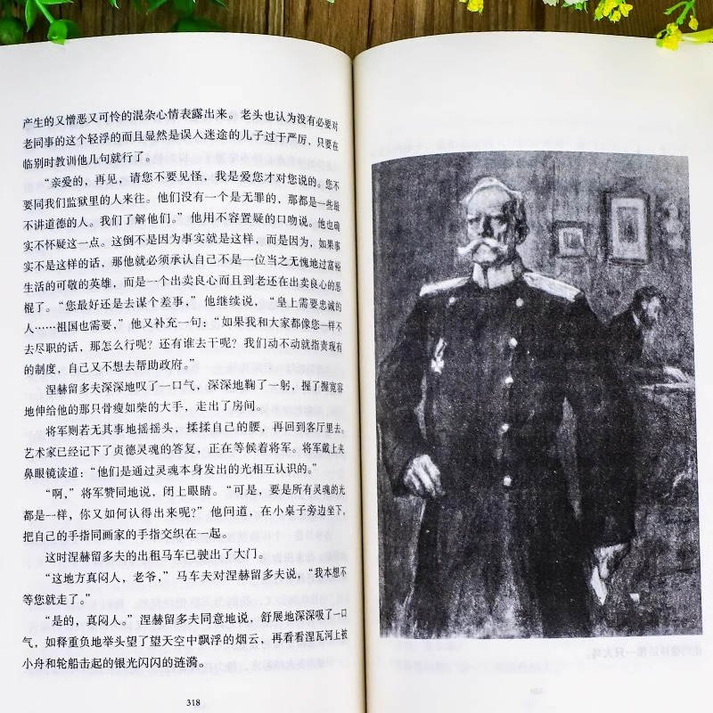 复活+战争与和平 [正版]复活 列夫托尔斯泰著 原著全译本中文版无删减完整版复活书 世界经典文章名著外国小说 初中生高中高清大图