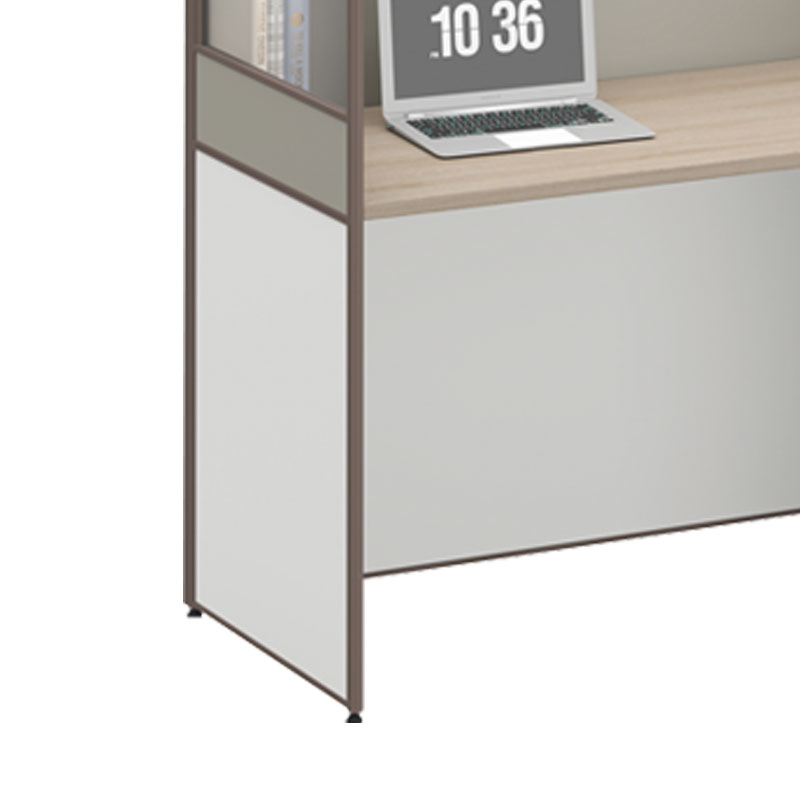 臻远ZYGW-042职员桌办公桌屏风工作卡位 直排双人位高清大图