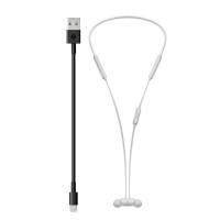 [二手99新]Beats X 无线蓝牙运动耳机 入耳式耳机 手机音乐跑步耳机/耳麦 银色-配件齐全