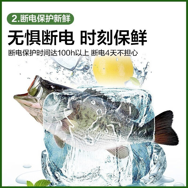 海尔(Haier)冰柜429升商用大容量无需除霜全冷冻柜一级节能省电冷藏冷冻转换单开门冷柜