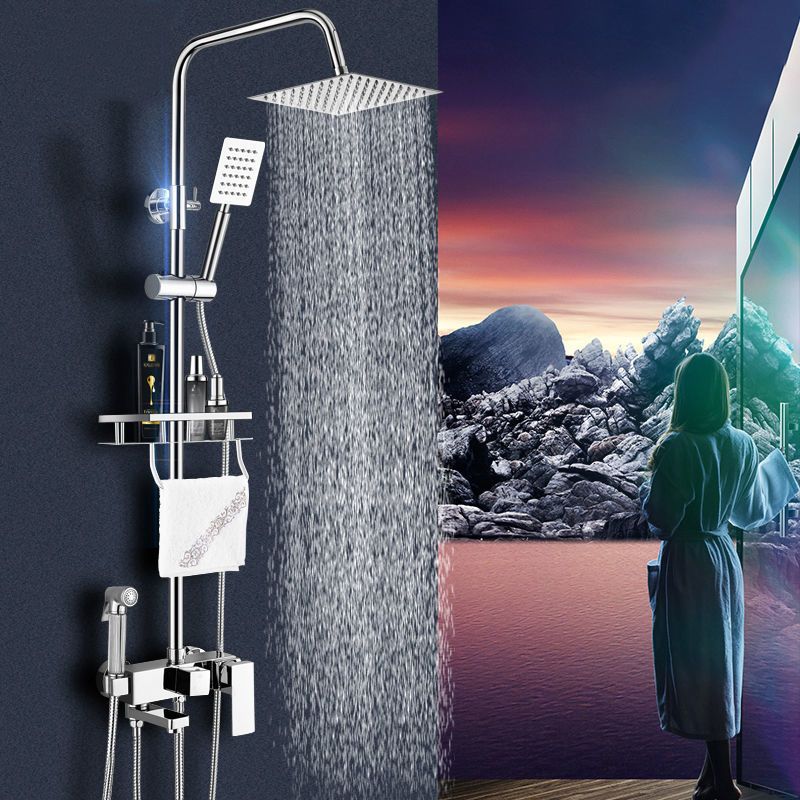 全铜淋雨花洒套装沐浴家用卫生间淋浴器增压喷头套装浴室