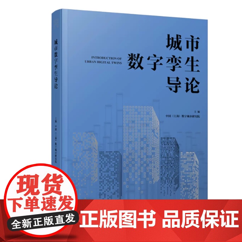 城市数字孪生导论 作者:中国(上海)数字城市研究院 数学研究新型智慧城市 同济大学出版社高清大图