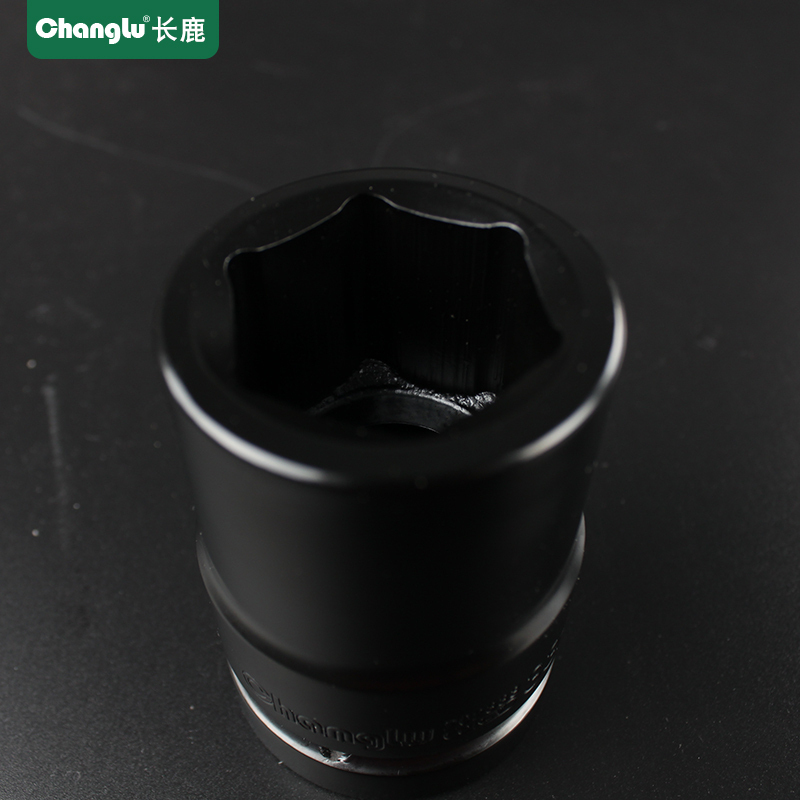 Changlu/长鹿1寸套筒25mm大风炮用六角拆四角螺栓风动气动套筒 【65mm(长度98mm）】高清大图