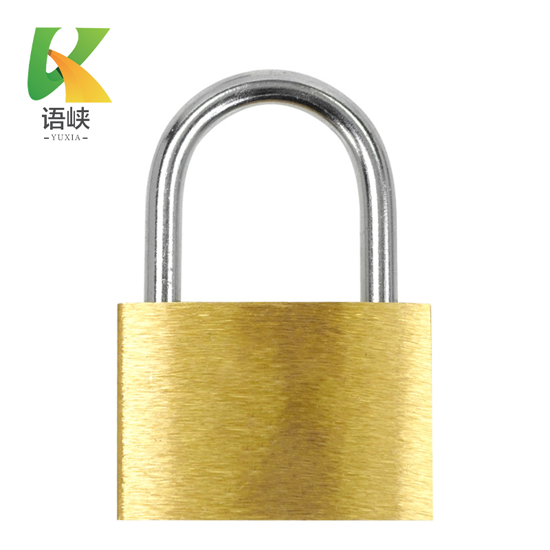 语峡铜挂锁30mm单开把高清大图
