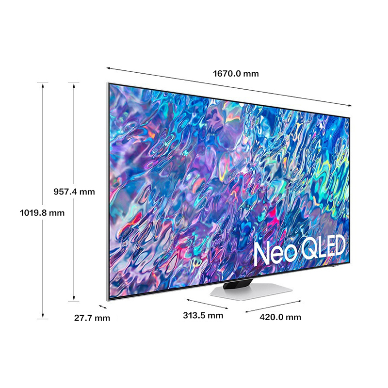 三星75QN85CA 75英寸 量子点Mini LED 4K超高清 3+32G 120Hz 杜比全景声 超薄平板电视