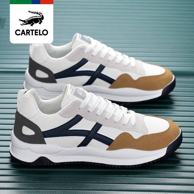 卡帝乐鳄鱼cartelo新款男鞋韩版潮流阿甘鞋子男透气休闲板鞋运动鞋