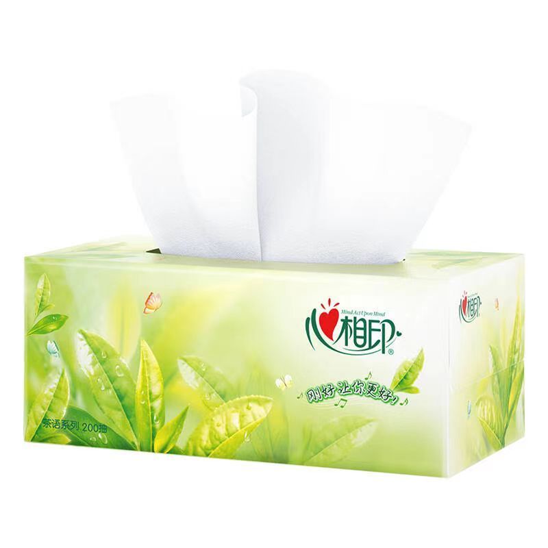 恒安H200 心相印茶语200抽盒抽36盒/箱