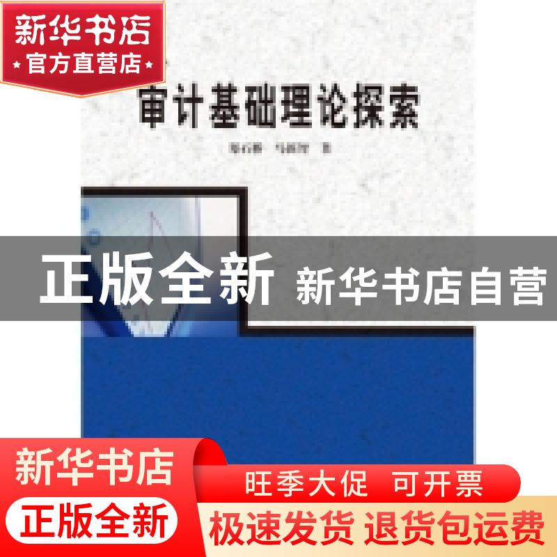正版 审计基础理论探索 郑石桥,马新智著 上海世界图书出版公司高清大图