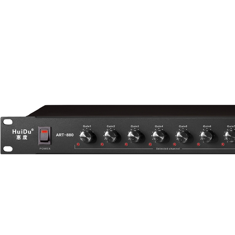 惠度(HuiDu)专业八通道智能混音器有线话筒扩展集线器处理器ART-880(销售单位:台)高清大图