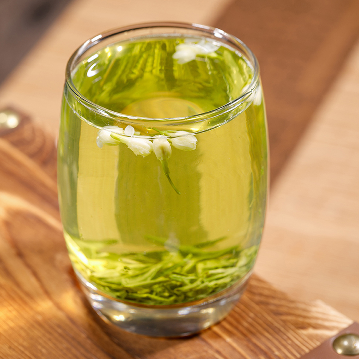 源御露茉莉花茶新茶浓香型茶叶横县原产绿茶茉莉曲螺散装罐装250克高清大图