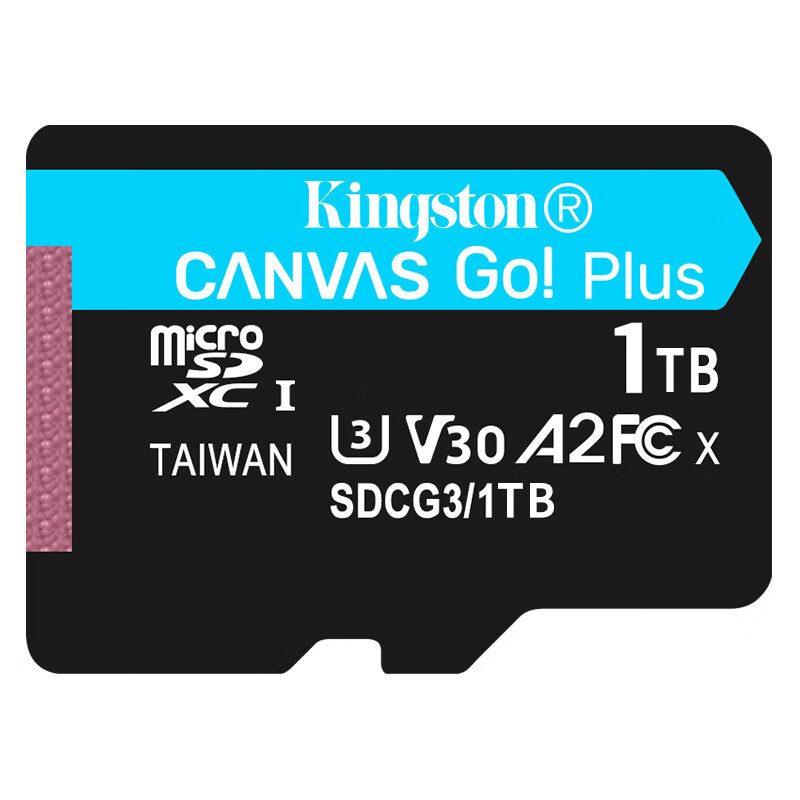 金士顿(Kingston)TF卡1TB U3 V30 A2 支持4K 读170MB/s兼容手机平板无人机存储卡内存卡高清大图