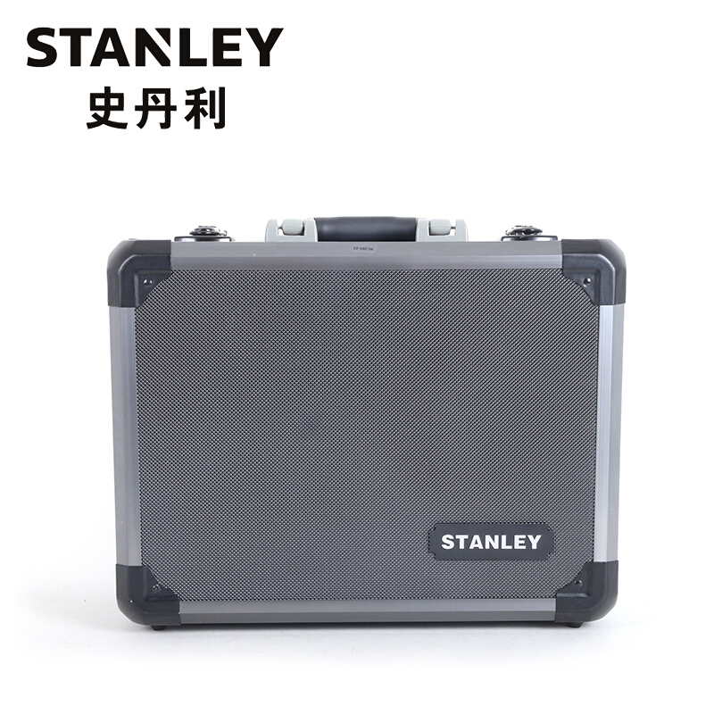 史丹利(STANLEY)铝合金工具箱17寸95-282-23五金工具箱家用多功能