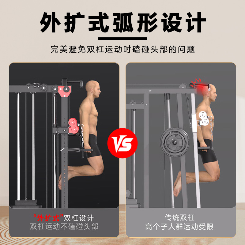 晟渊 史密斯综合训练器商用健身房训练器材 YZ790高清大图