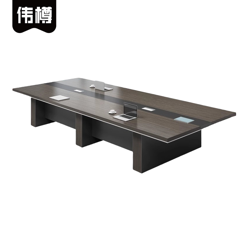 伟樽会议台200*100*75cm张高清大图