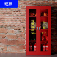 域赢消防柜消防器材工具柜灭火器置放柜展示柜1800*850*390mm不含器材