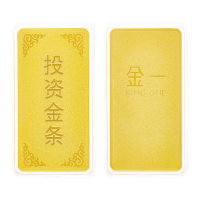 金一珠宝 投资金条Au999.9金砖 足金金块 黄金投资收藏A001