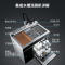 欧诚集成水槽洗碗机10套家用大容量 嵌入式碗柜果蔬清洗手工304不锈钢带LED灯带水槽洗碗机一体柜X08-2