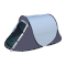 劲脉 户外便携式帐篷 蓝色+垫子(两门款) 顶