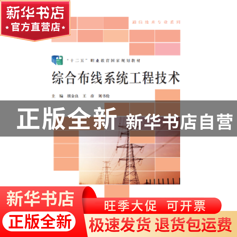 正版 综合布线系统工程技术 胡金良 王彦 刘书伦 北京师范大学出