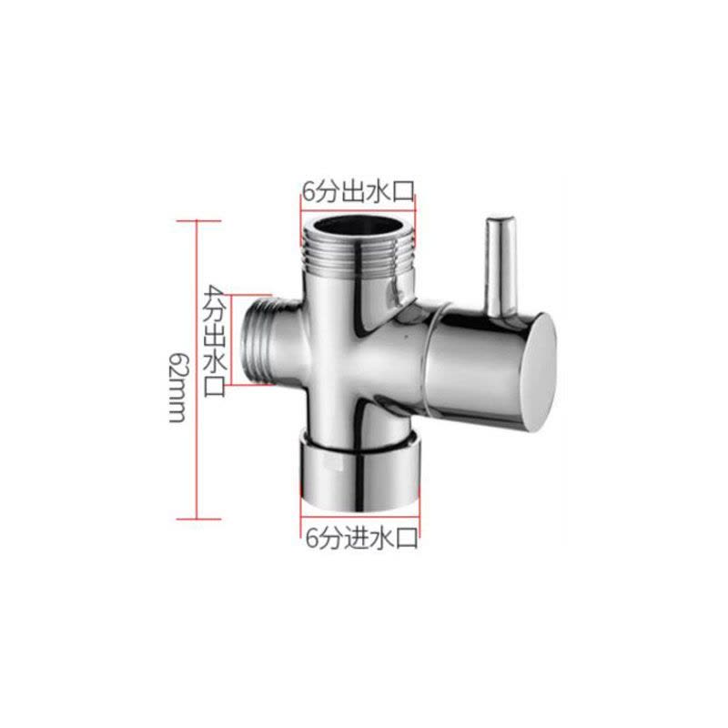 LONMATE 全铜快开三通分水器 A款进4出6侧4 一个图片