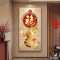 维诺亚锦鲤聚福玄关装饰画入户走廊尽头寓意好挂画喜庆福字过道墙上壁画