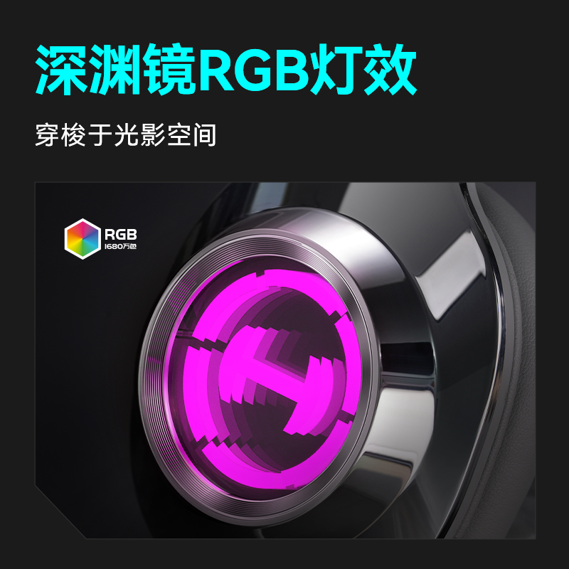 EDIFIER/漫步者g2pro头戴式耳机笔记本台式电脑USB有线带游戏耳麦电竞专用 深渊黑高清大图