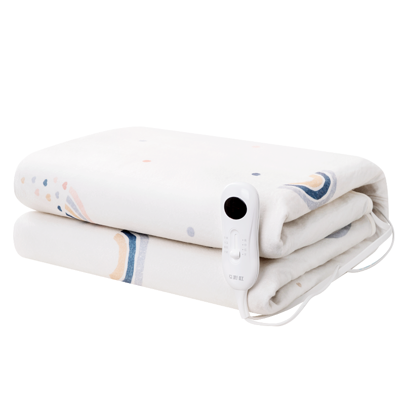 彩虹rainbow电热毯15米07米单人单控小型防水电褥子学生宿舍排潮除湿